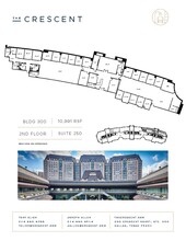 100 Crescent Ct, Dallas, TX à louer Plan d’étage– Image 1 sur 1