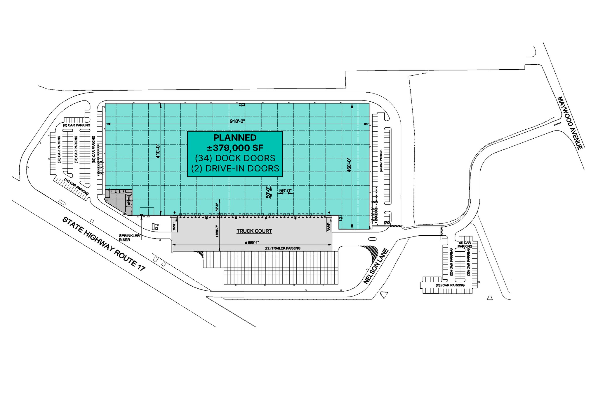 241 State Rt 17 N, Maywood, NJ à louer Plan de site– Image 1 sur 10