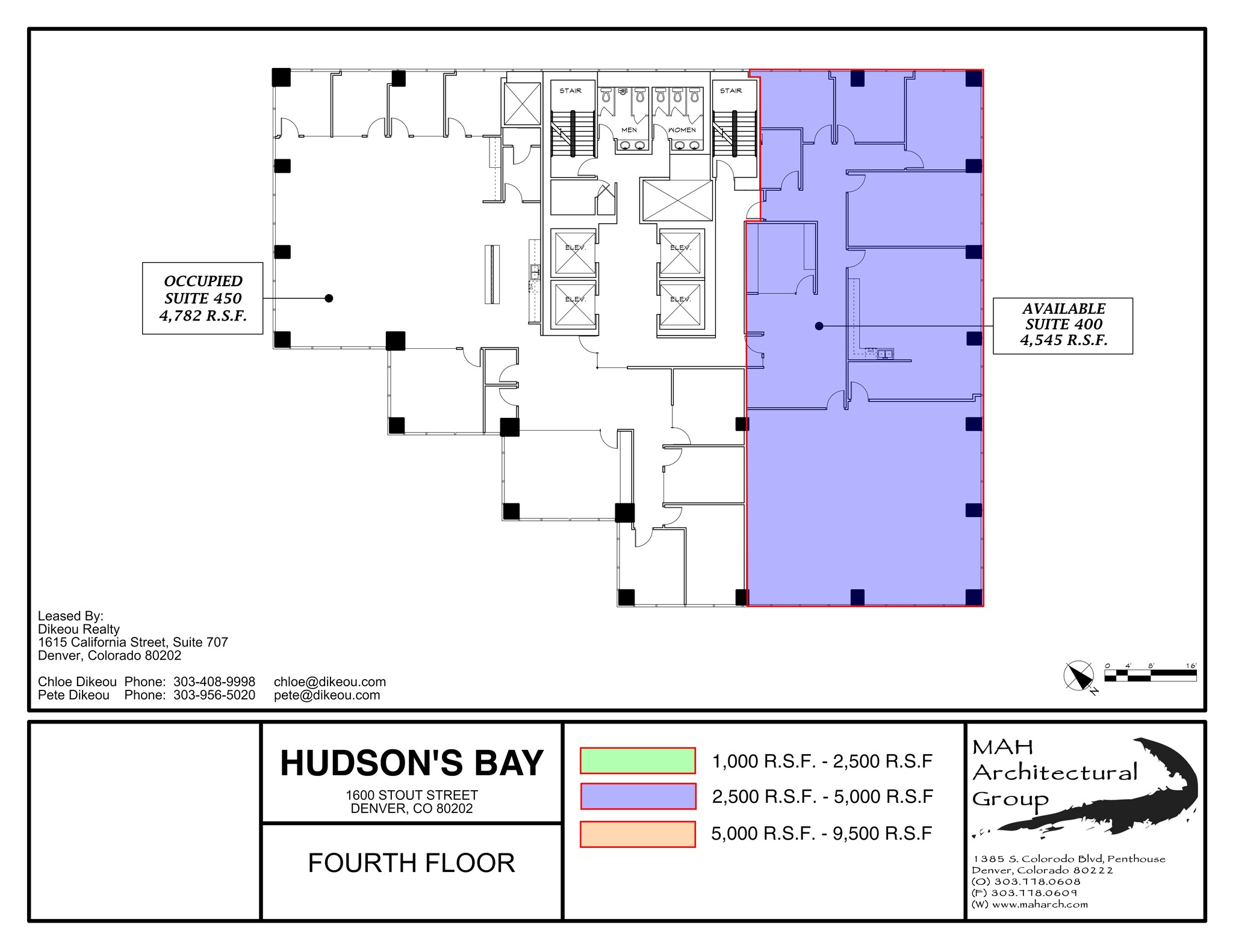 1600 Stout St, Denver, CO à louer Plan de site– Image 1 sur 1