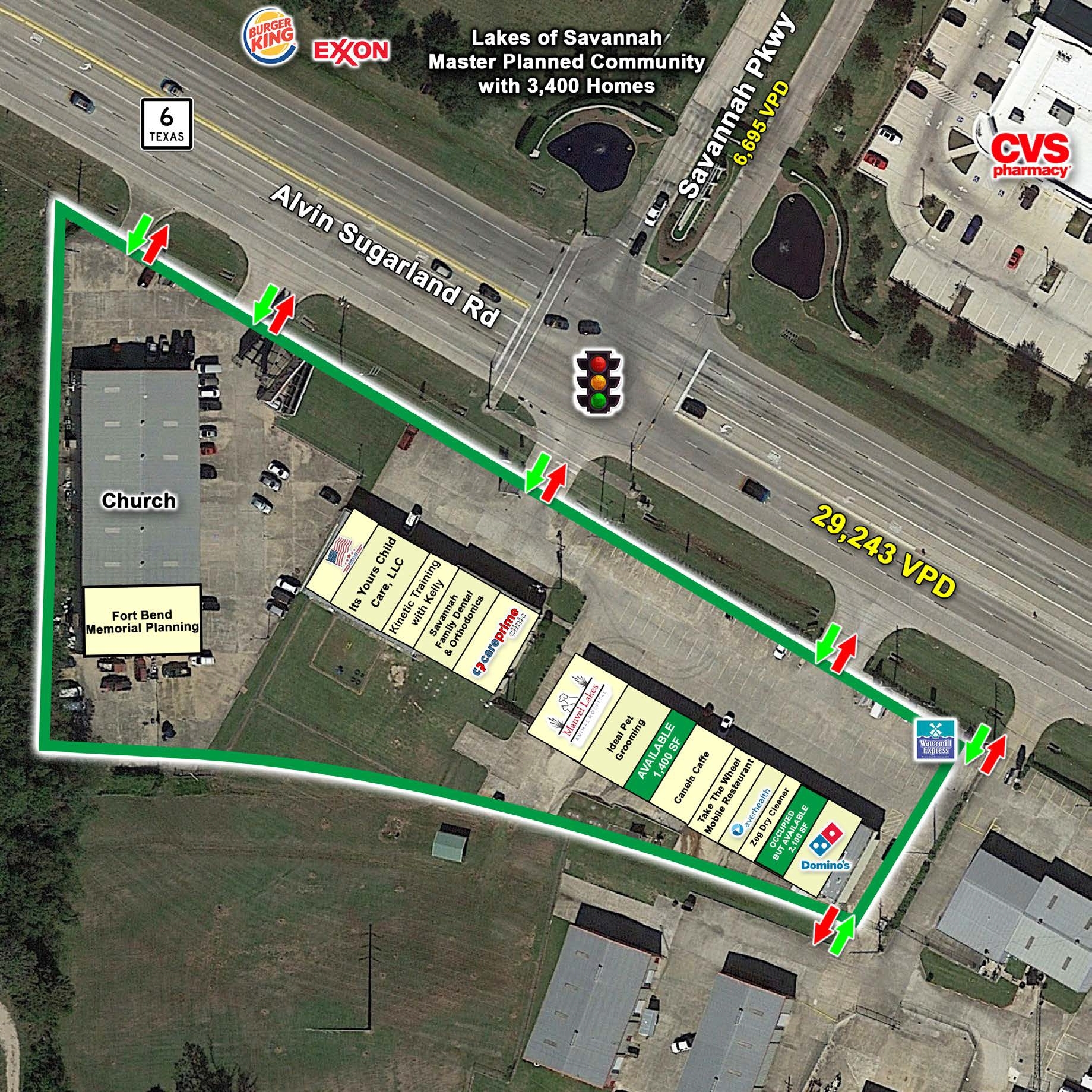15020-15070 Highway 6, Rosharon, TX à louer Plan de site– Image 1 sur 1