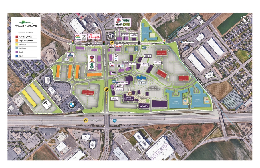 1882 W Pleasant Grove Blvd, Pleasant Grove, UT à louer - Plan de site – Image 2 sur 6