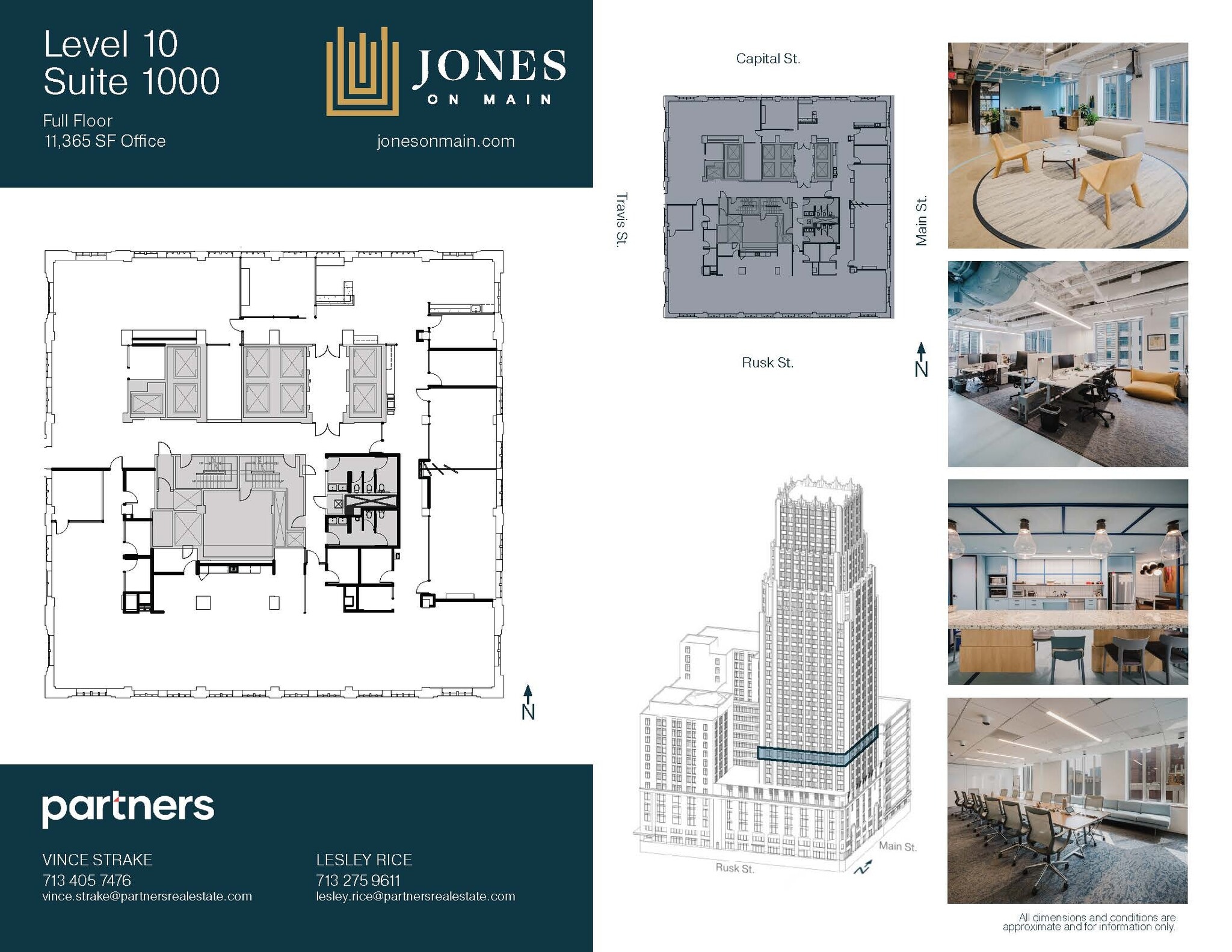 712 Main St, Houston, TX à louer Plan d’étage– Image 1 sur 9
