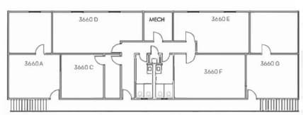 3654-3660 Ruffin Rd, San Diego, CA à louer Plan d’étage– Image 1 sur 1