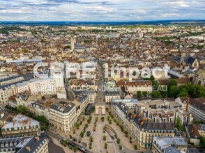 Dijon, CDO - Vue aérienne vue de carte