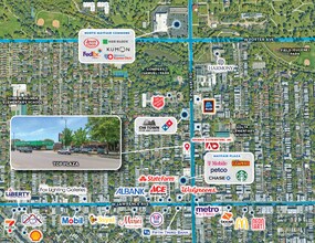 4916-4926 N Pulaski Rd, Chicago, IL - VUE AÉRIENNE vue de carte