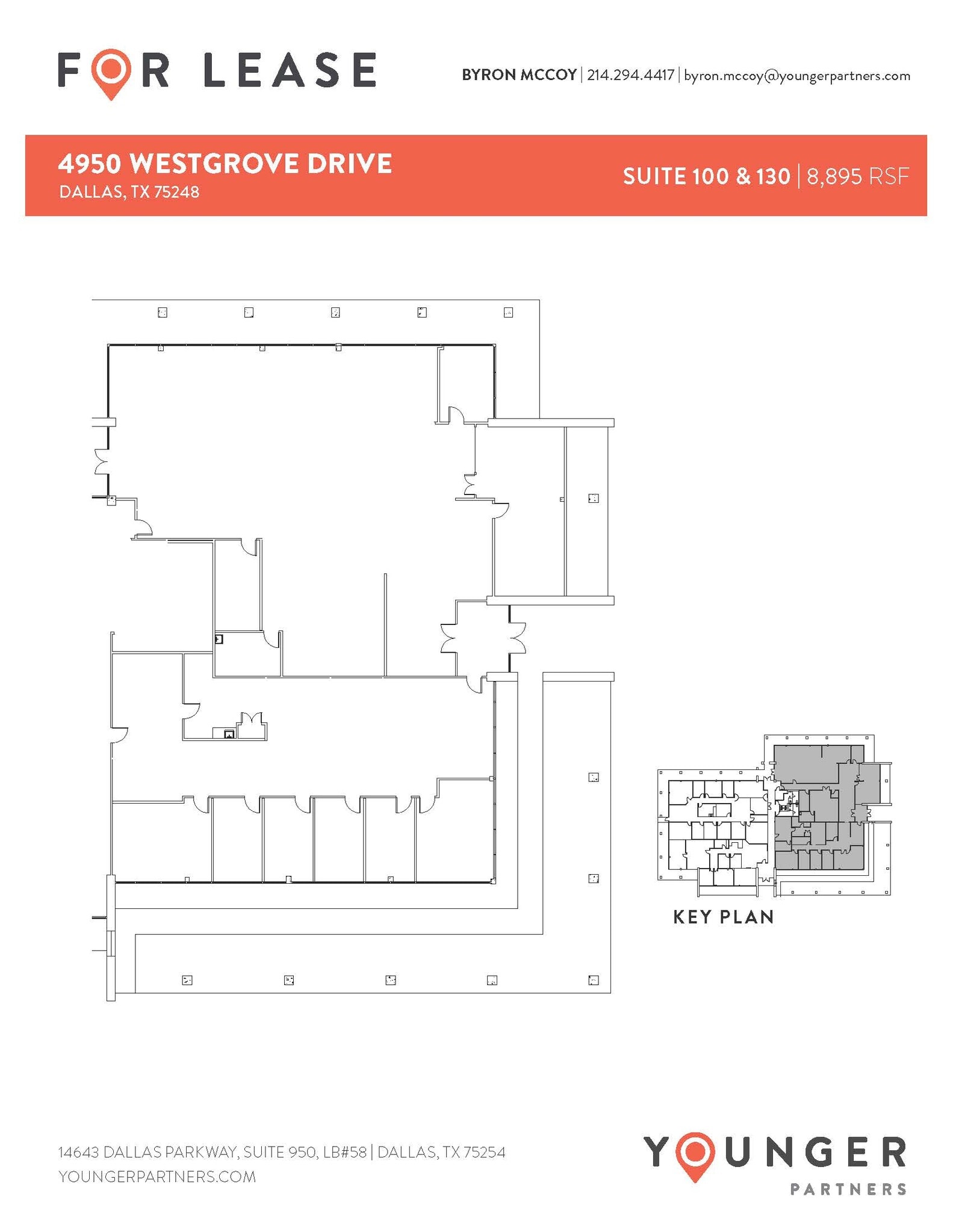 16610 N Dallas Pky, Dallas, TX à louer Plan d’étage– Image 1 sur 2