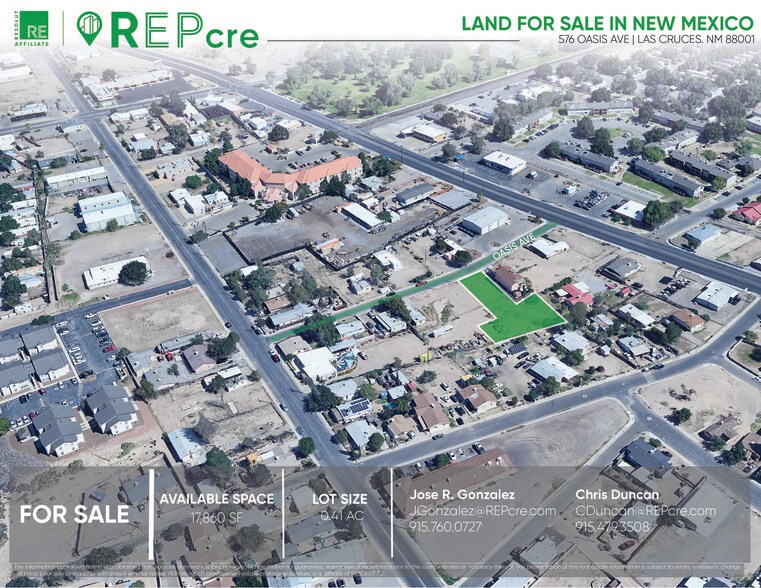 576 Oasis Avenue, Las Cruces, NM à vendre - Photo principale – Image 1 sur 1
