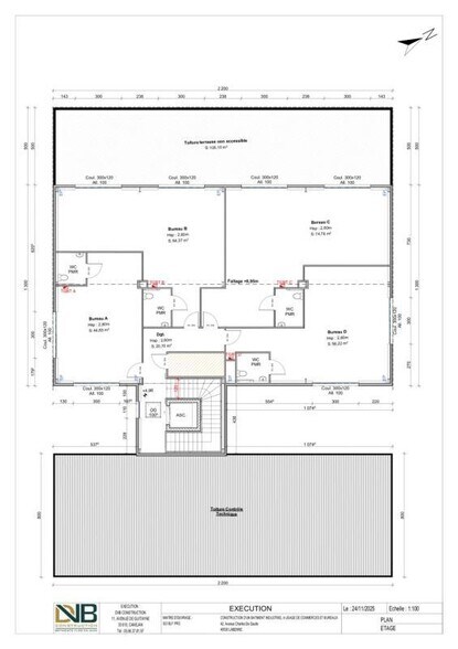 Bureau dans Labenne à louer - Plan d’étage – Image 2 sur 2