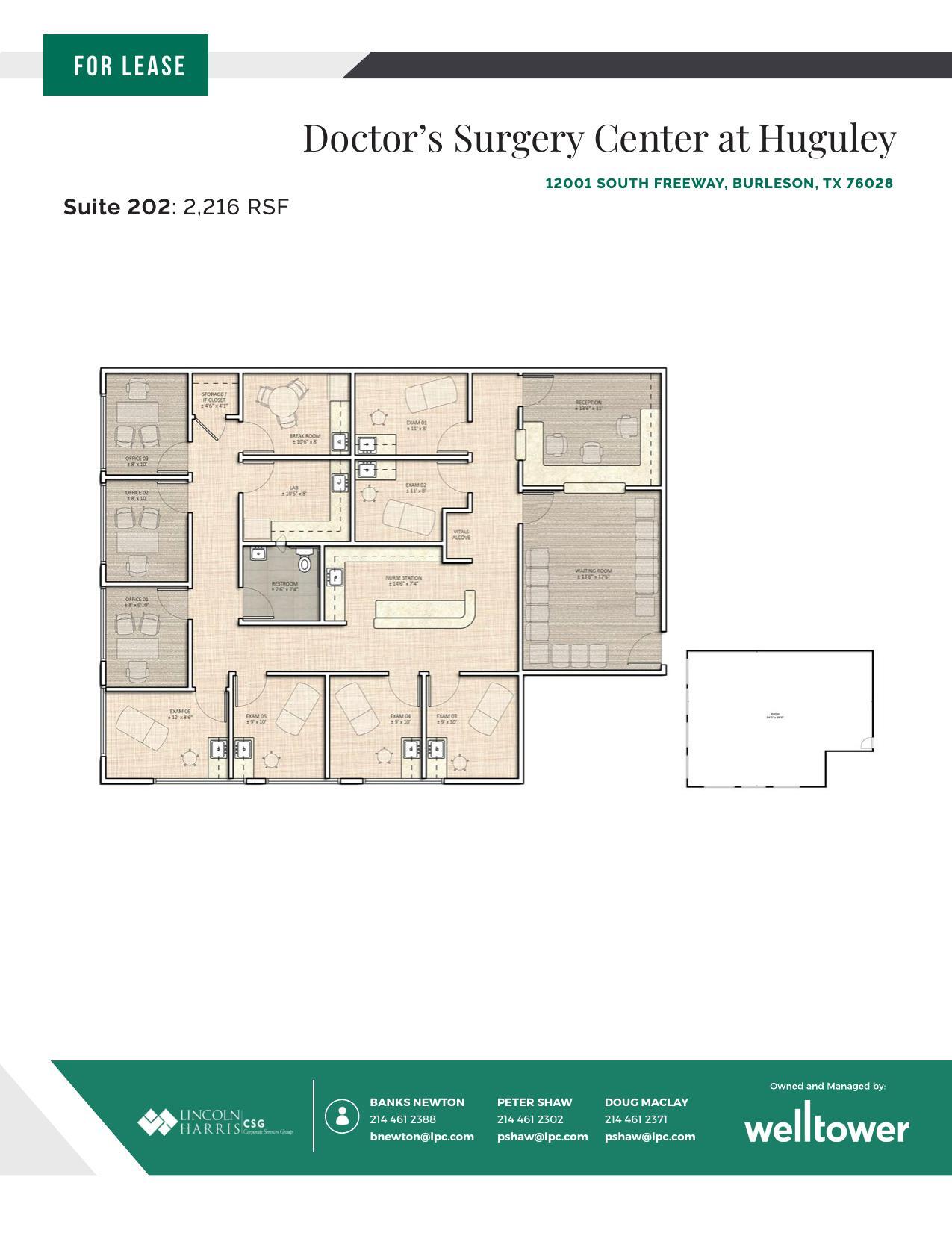 12001 South Fwy, Burleson, TX à louer Plan d’étage– Image 1 sur 1