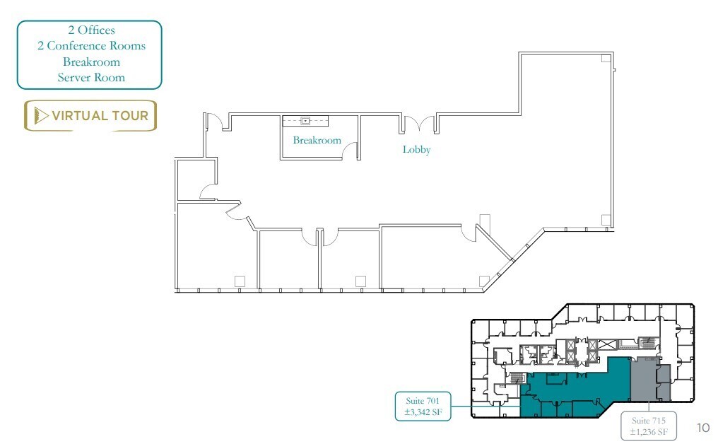 1 Almaden Blvd, San Jose, CA à louer Plan d’étage– Image 1 sur 1