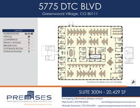 5775 DTC Blvd, Greenwood Village, CO à louer Photo intérieure– Image 1 sur 1