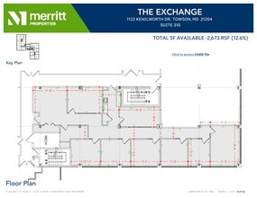 1122 Kenilworth Dr, Towson, MD à louer Plan d’étage– Image 1 sur 1