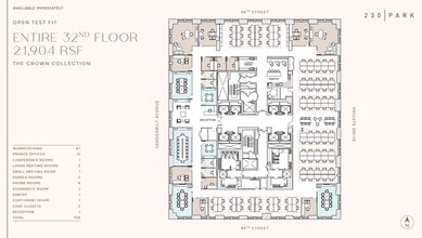 230 Park Ave, New York, NY à louer Plan d’étage– Image 2 sur 12