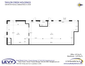 511-545 NE 32nd St, Oakland Park, FL à louer Plan d’étage– Image 2 sur 11