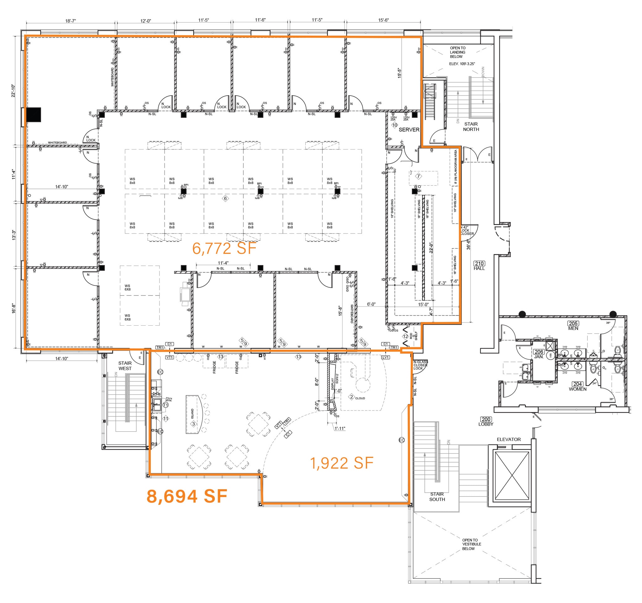 1000-1010 University Ave W, Saint Paul, MN à louer Plan d’étage– Image 1 sur 1