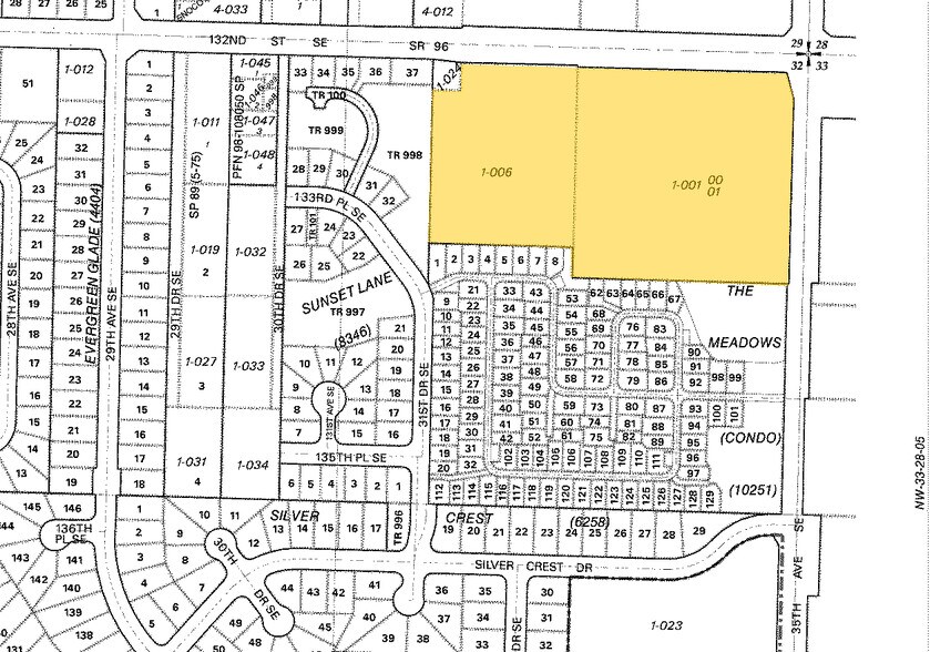 3316 132nd St SE, Mill Creek, WA à vendre - Plan cadastral – Image 2 sur 2