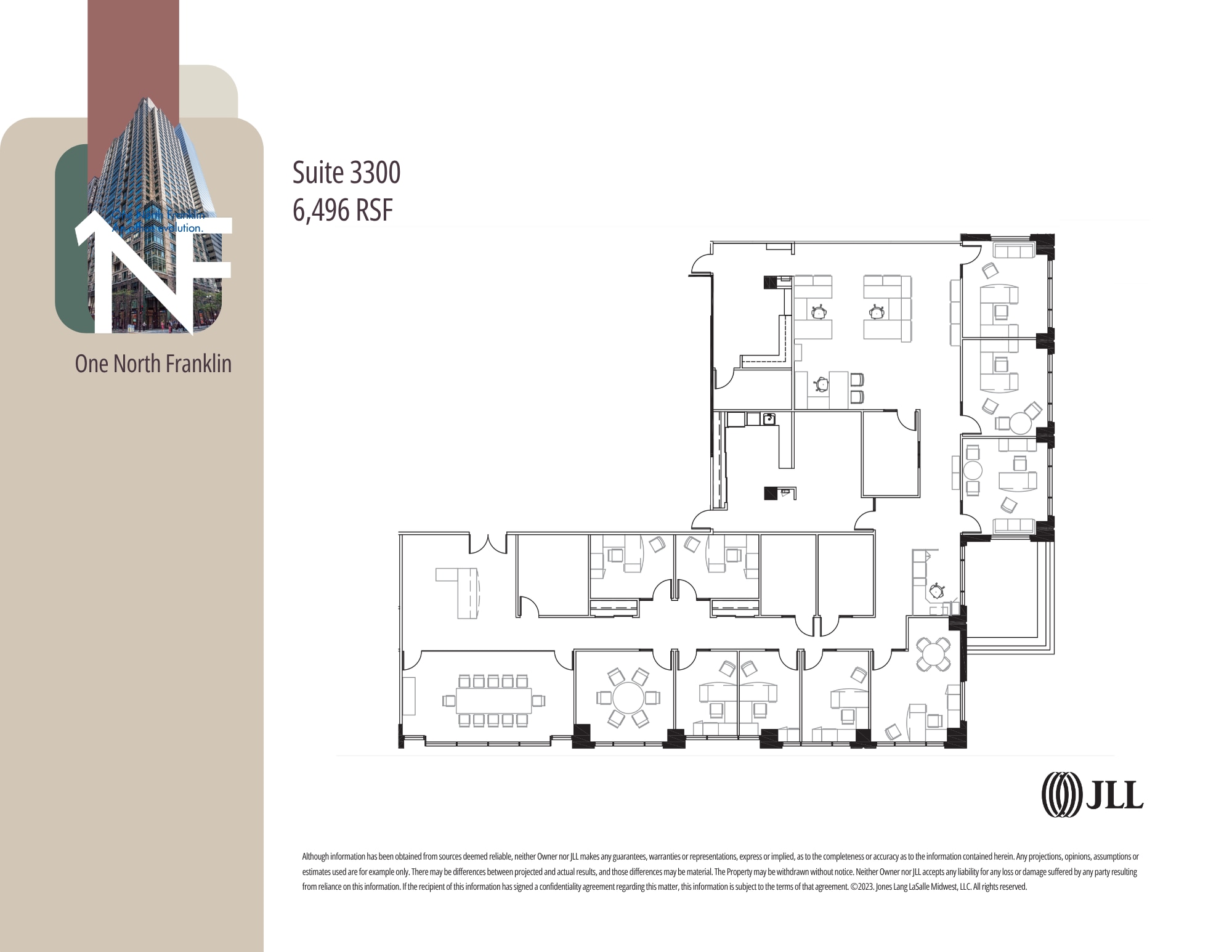 1 N Franklin St, Chicago, IL à louer Plan d’étage– Image 1 sur 1