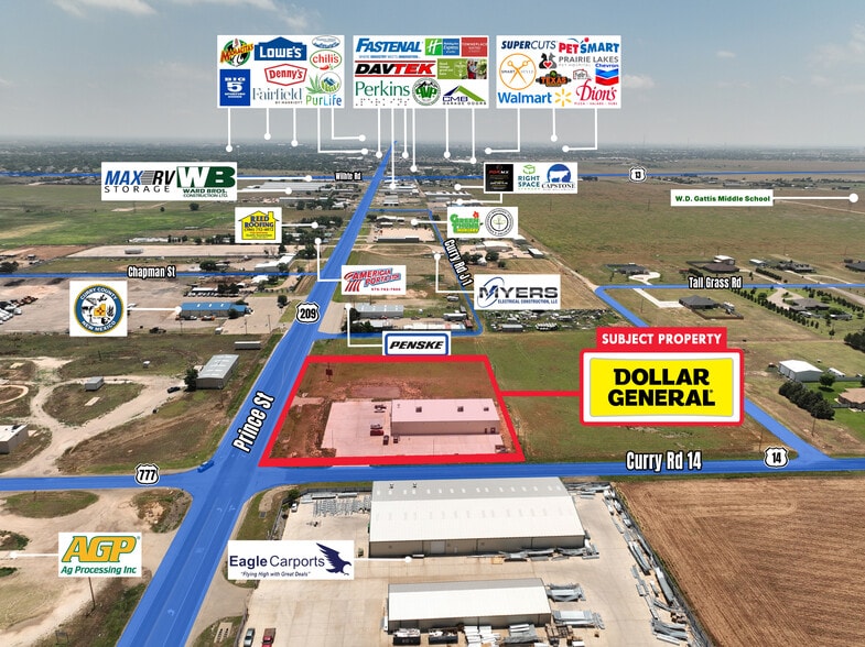 5160 Prince St, Clovis, NM à vendre - Aérien – Image 3 sur 3