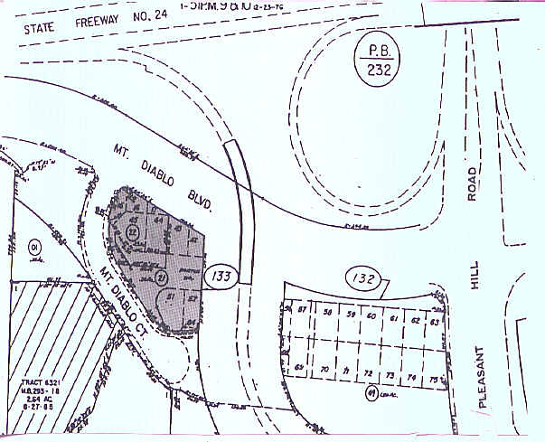 3249 Mount Diablo Ct, Lafayette, CA à louer - Plan cadastral – Image 2 sur 8