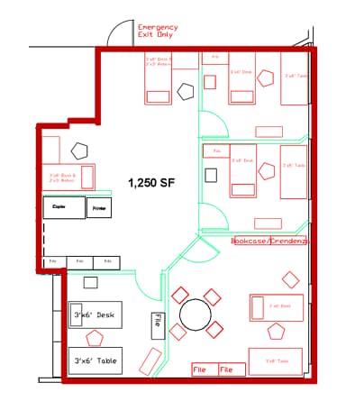 1253 Worcester Rd, Framingham, MA à louer Plan d’étage– Image 1 sur 1