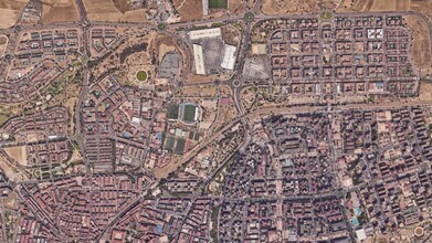 Leganés, MAD - Vue aérienne vue de carte