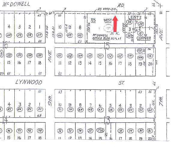 725 W McDowell Rd, Phoenix, AZ à vendre - Plan cadastral – Image 2 sur 2