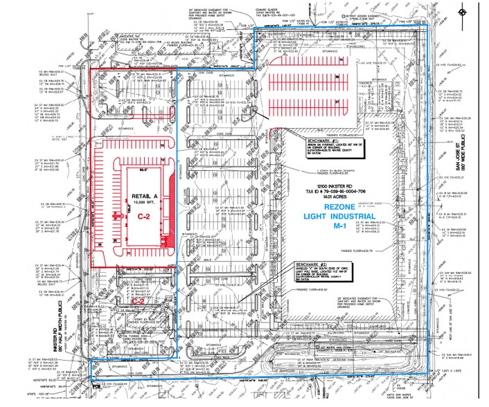 12100 Inkster Rd, Redford Township, MI à louer - Plan de site – Image 2 sur 3
