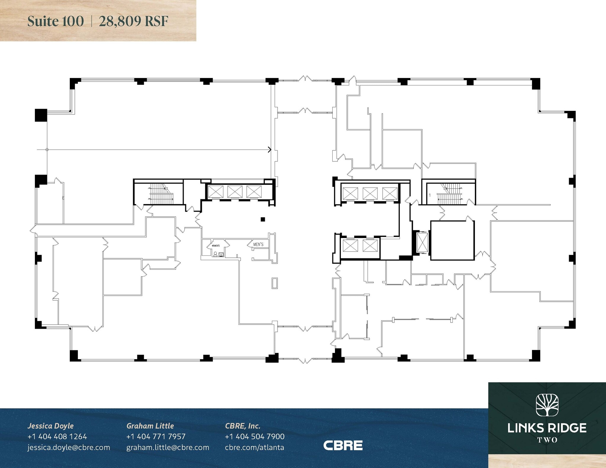 1277 Lenox Park Blvd, Atlanta, GA à louer Plan d’étage– Image 1 sur 1