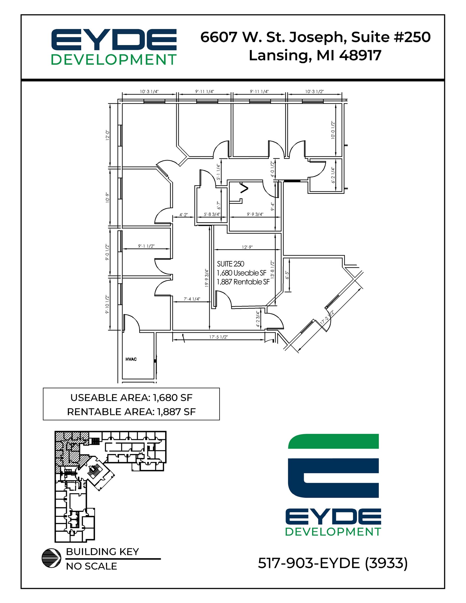 6607 W Saint Joseph Hwy, Lansing, MI à louer Plan de site– Image 1 sur 1
