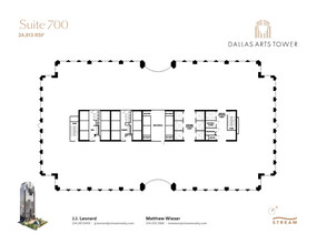 2200 Ross Ave, Dallas, TX à louer Plan d’étage– Image 1 sur 1