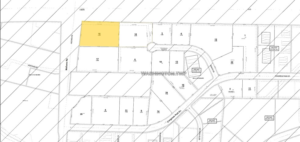 7540-7560 Mcewen Rd, Centerville, OH à louer - Plan cadastral – Image 2 sur 8