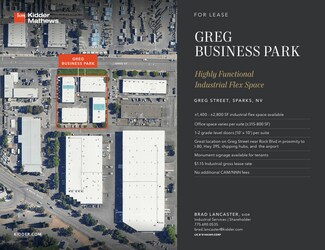Plus de détails pour 1501-1515 Greg St, Sparks, NV - Local d'activités, Industriel/Logistique à louer