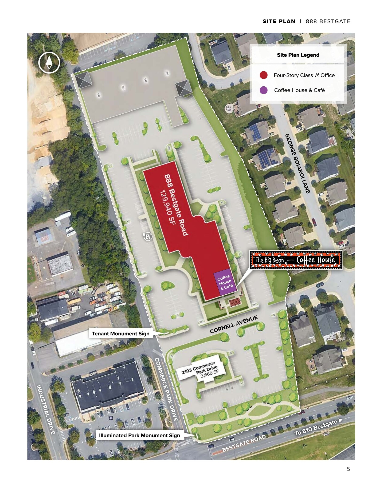 888 Bestgate Rd, Annapolis, MD à louer Plan de site– Image 1 sur 2