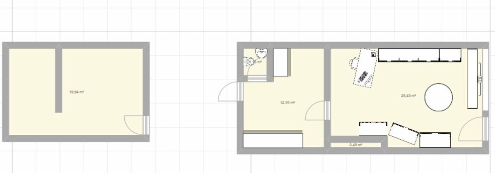Local commercial dans Nantes à louer - Plan d’étage – Image 2 sur 2