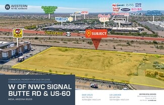Plus de détails pour W of NWC Signal Butte Rd & US-60, Mesa, AZ - Terrain à louer