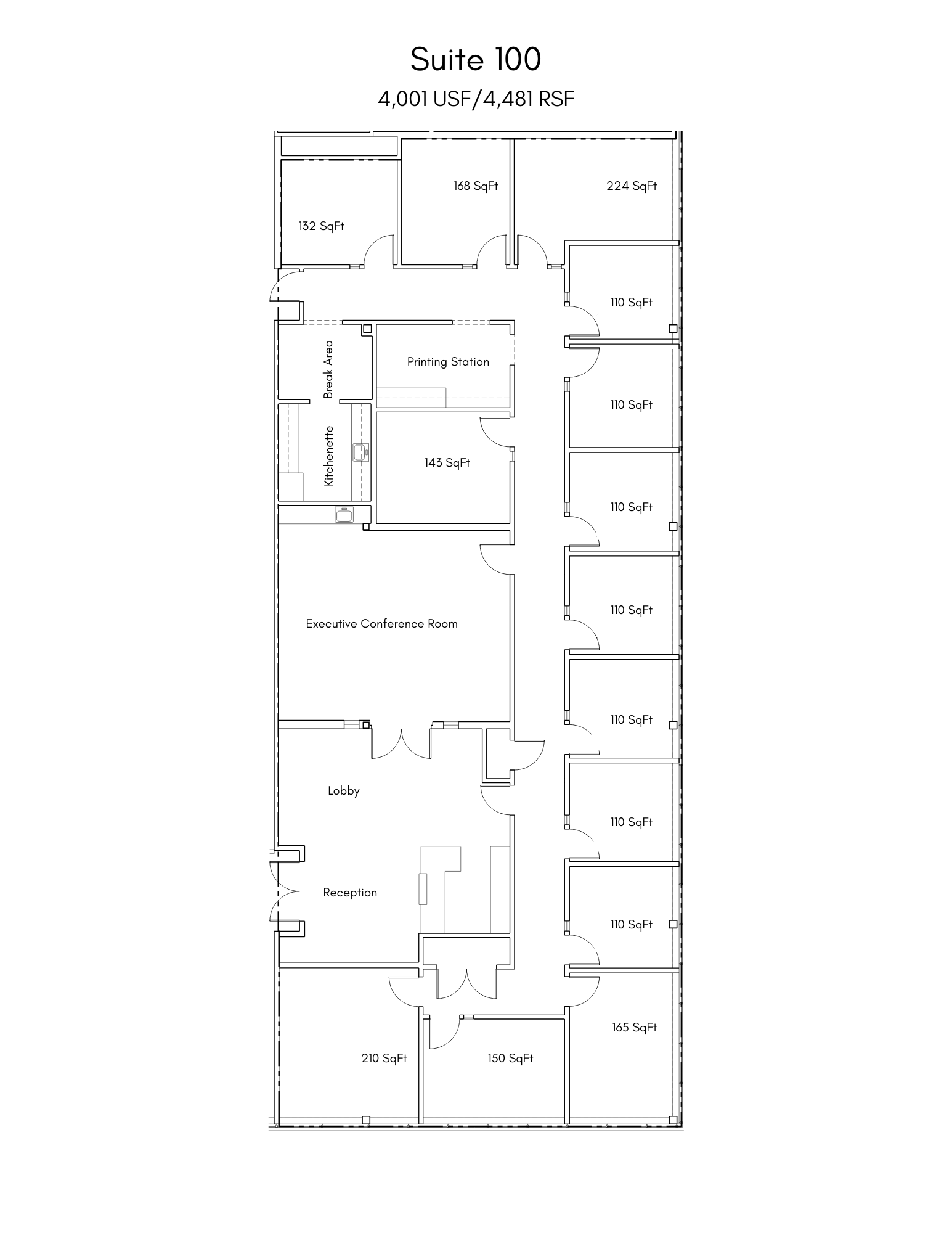 805 Oakwood Dr, Rochester, MI à louer Plan d’étage– Image 1 sur 2