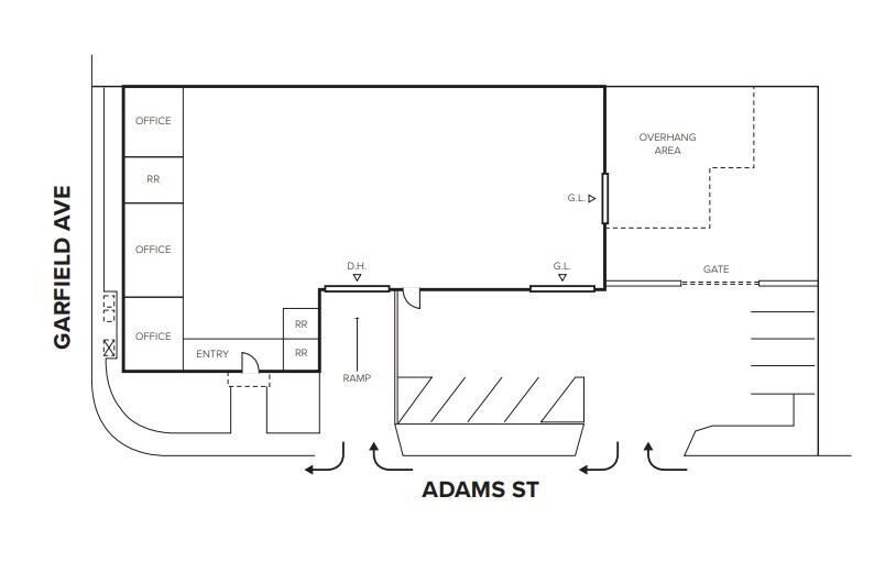 7350 Adams St, Paramount, CA à vendre - Plan de site – Image 2 sur 5