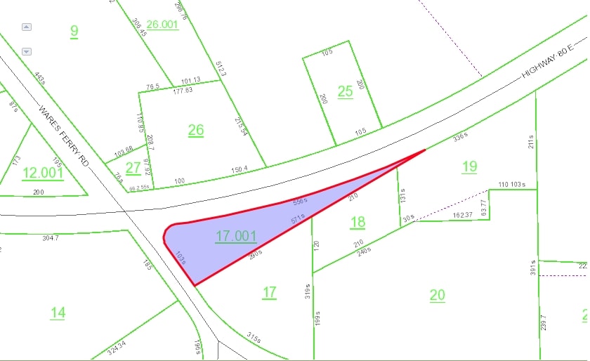 E 80 Hwy, Mount Meigs, AL à vendre - Photo principale – Image 1 sur 1