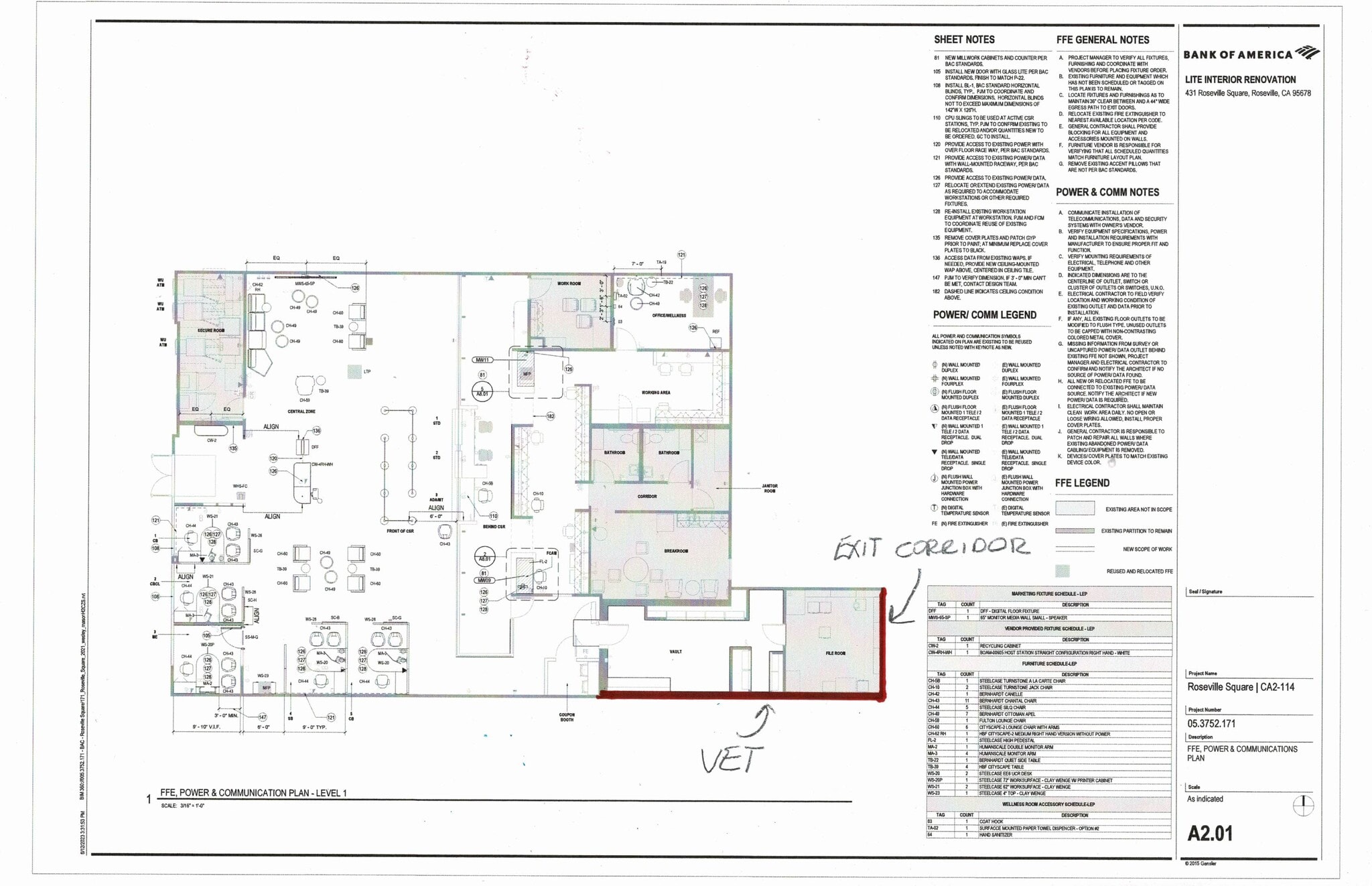 380-446 Harding Blvd, Roseville, CA à louer Plan de site– Image 1 sur 1