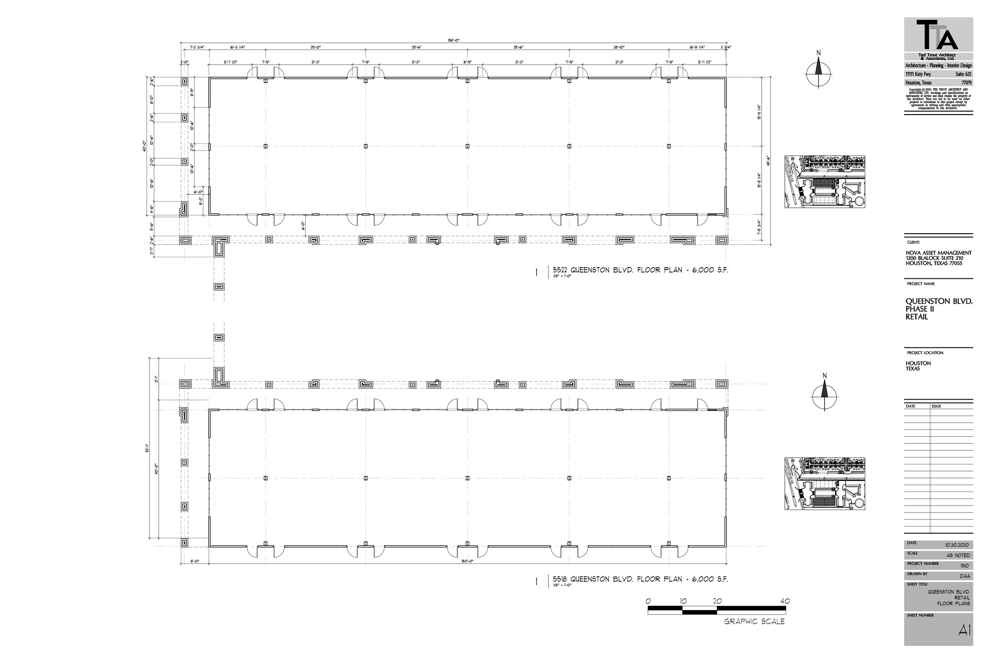5518 Queenston Blvd, Houston, TX à louer Plan de site– Image 1 sur 15