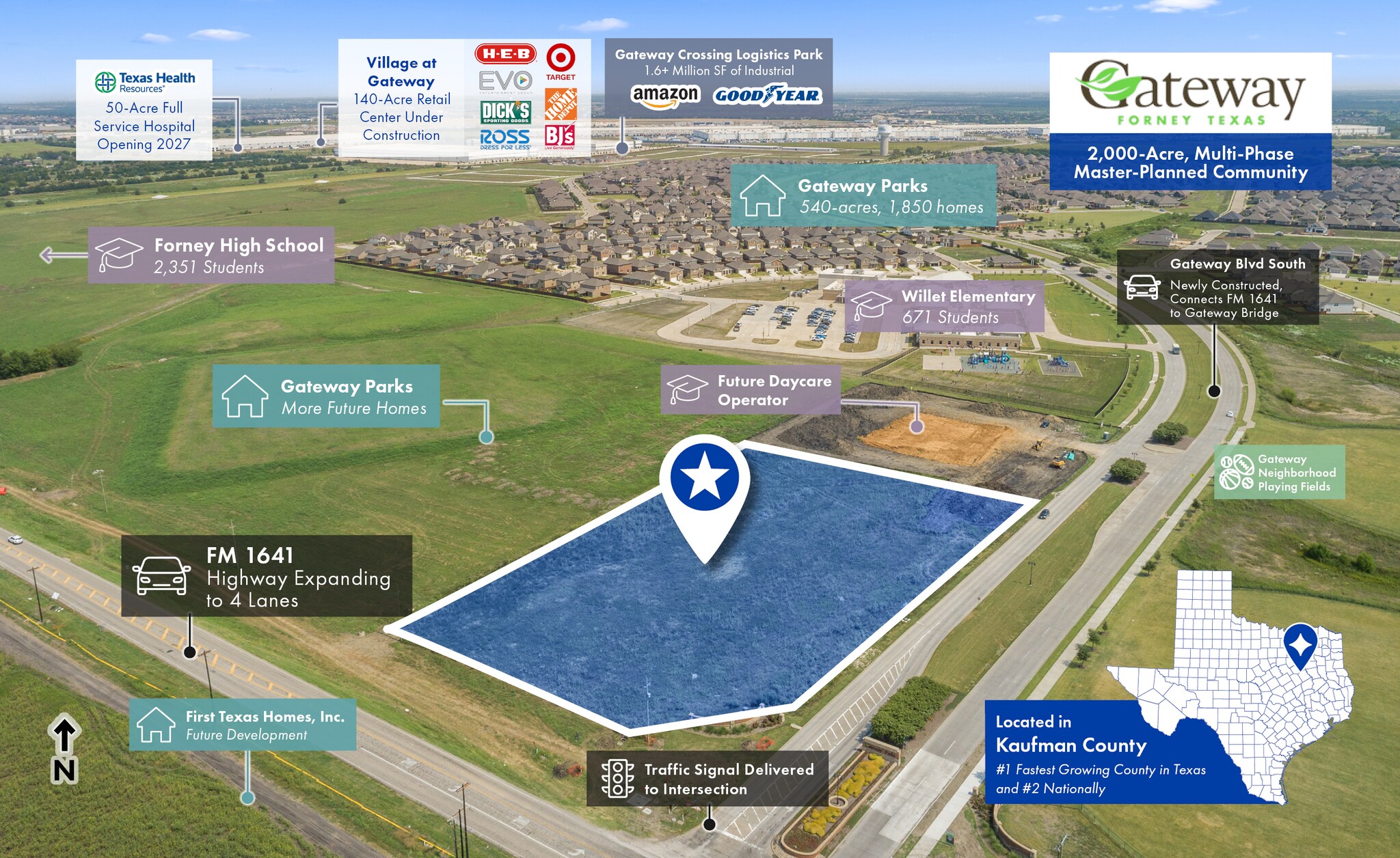 FM 1641 Hwy, Forney, TX à vendre Photo de l’immeuble– Image 1 sur 4