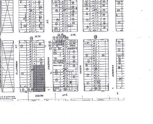 857 E Colfax Ave, Denver, CO à louer - Plan cadastral – Image 2 sur 4