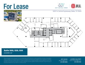 12001 N Central Expy, Dallas, TX à louer Plan d’étage– Image 2 sur 2