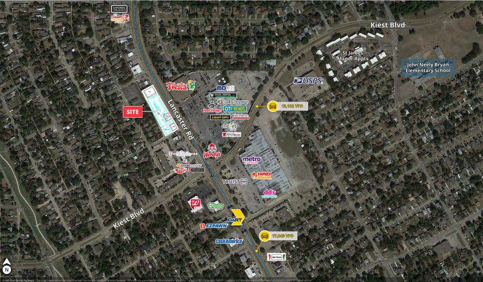 3015-3039 S Lancaster Rd, Dallas, TX à louer - Photo de l’immeuble – Image 1 sur 2