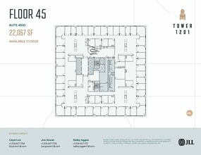 1201 3rd Ave, Seattle, WA à louer Plan d’étage– Image 1 sur 1
