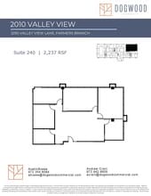 2010 Valley View Ln, Farmers Branch, TX à louer Plan d’étage– Image 1 sur 1