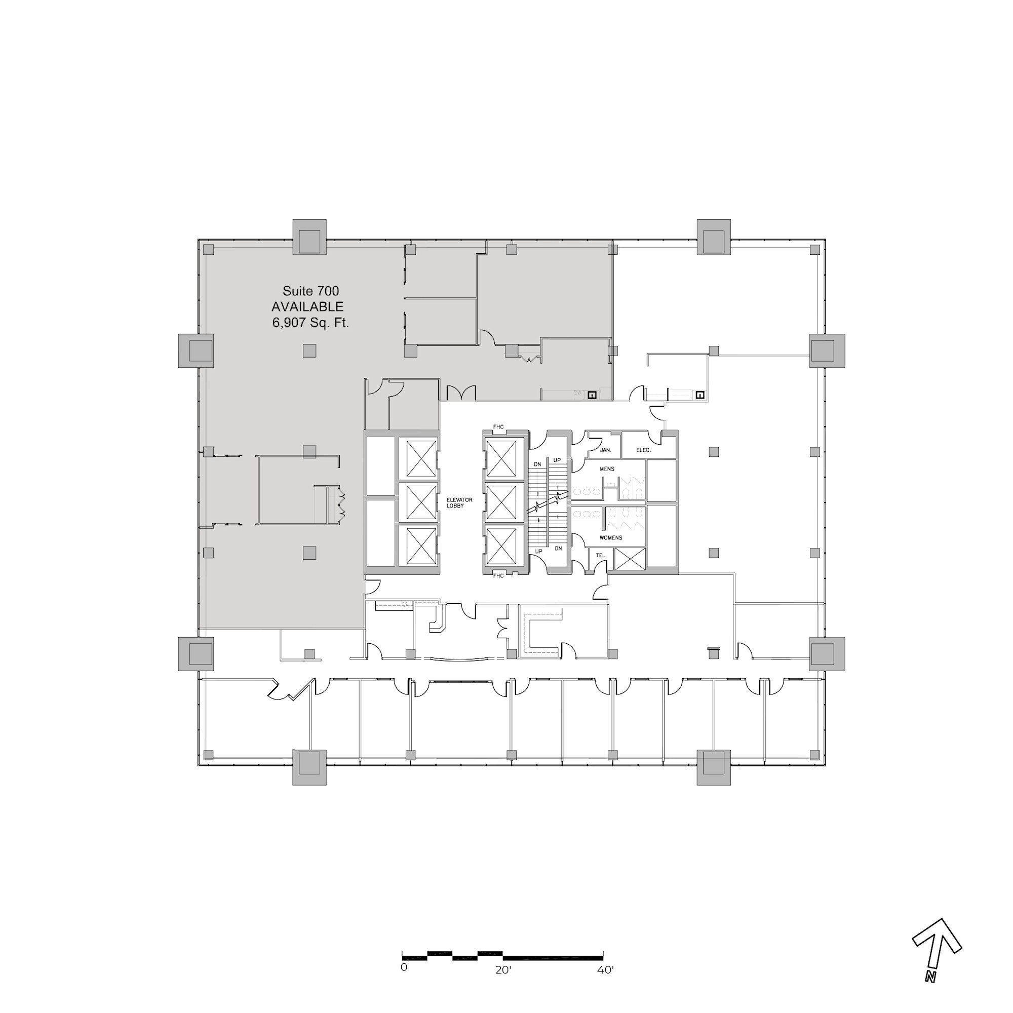 380 Wellington St, London, ON à louer Plan d’étage– Image 1 sur 1