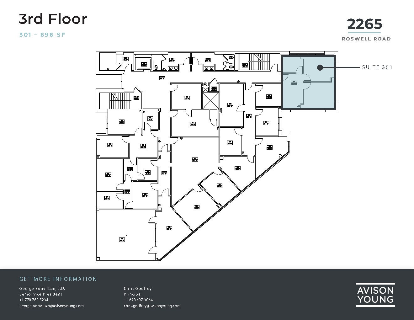 2265 Roswell Rd, Marietta, GA à louer Plan d’étage– Image 1 sur 8