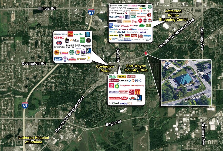 2410 N Glendale Dr, Fort Wayne, IN à louer - Aérien – Image 2 sur 5