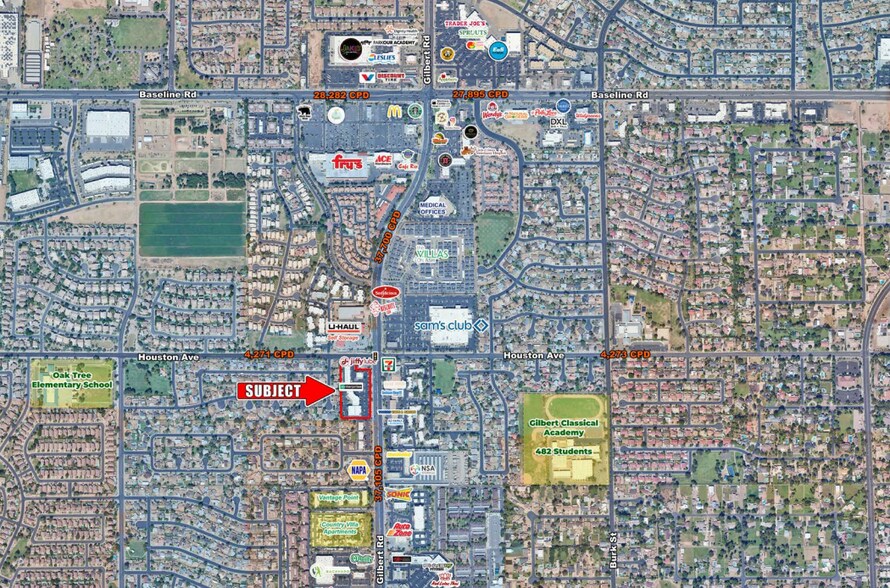 1140-1184 N Gilbert Rd, Gilbert, AZ à louer - Photo de l’immeuble – Image 3 sur 6